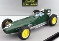 Tecnomodel Lotus F1 16 N 12 Dutch Gp (s figúrkou pilota) 1959 Innes Ireland 1:18 British Racing Green Silver