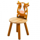 Tidlo Drevená stolička s kravičkou