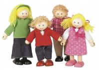Tidlo Drevené bábiky pre dom Rodina