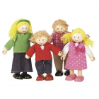 Tidlo Drevené bábiky pre domček Family - poškodený obal