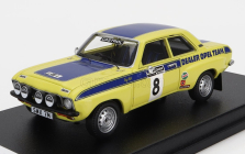 Trofeu Opel Ascona (nočná verzia) N 8 Rally Welsh 1974 T.fall - M.broad 1:43 Žlto-modrá