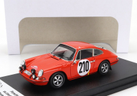 Trofeu Porsche 911t Coupe (nočná verzia) N 210 Winner Rally Montecarlo 1968 Vic Elford - David Stone 1:43 Orange