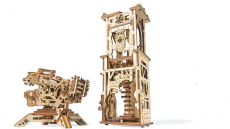 Ugears 3D drevené mechanické puzzle Archballista
