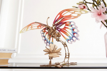 Ugears 3D drevené mechanické puzzle Butterfly