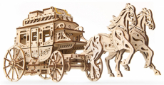 Ugears 3D drevené mechanické puzzle Doručovateľ