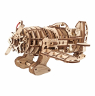 Ugears 3D drevené mechanické puzzle Lietadlo Mad Hornet
