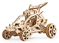 Ugears 3D drevené mechanické puzzle Mini Buggy