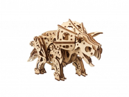 Ugears 3D drevené mechanické puzzle Triceratops