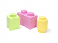 LEGO úložné boxy Multi-Pack 3 ks – pastelové