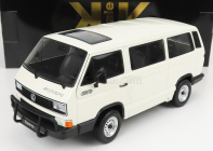 Volkswagen T3 Minibus Syncro 1987 v mierke 1:18 biely