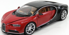 Welly Bugatti Chiron Le Patron 2016 1:24 Talianska červená - čierna Nokturno