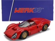 Werk83 Ferrari 330 P3 4.0l V12 Spider Verzia s otvorenou strechou 1966 1:18 Červená