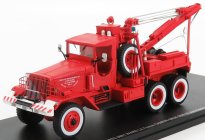 Alerte Ward la france M1a1 Truck 3-assi Sapeurs Pompiers Wrecker 1944 - Autogru - Carro Attrezzi - Crane - Grue 1:43 Red White