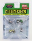 Americká dioráma Sada figúrok Motomania - 2x motocykel - 2x figúrka 1:64 Rôzne
