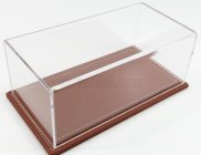 Atlantic Vetrina display box Maranello Base In Pelle - Leather Base Cuoio - Lungh.lenght Cm 23 X Largh.width Cm 12 X Alt.height Cm 8.5 (altezza Interna 7.7 Cm ) 1:24 Plastic Display