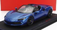 Bbr-models Ferrari 296 Gts Spider 2022 - Con Vetrina - S vitrínou 1:18 Blue Corsa