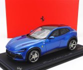 Bbr-models Ferrari Purosangue Suv 2022 - Con Vetrina - S vitrínou 1:18 Blu Corsa - Blue Met