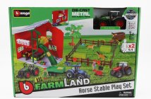 Bburago Fendt Set Farm Horse Stable Play Vario 1050 Tractor 2016 1:50 Green