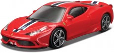 Bburago Ferrari 458 Speciale 1:43 červená
