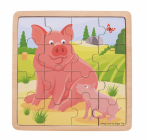 Bigjigs Toys puzzle - Prasiatko s prasiatkom
