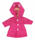 Bigjigs Toys Ružový kabát pre bábiku 28 cm