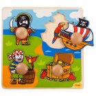 Bigjigs Toys Vkladacie puzzle Piráti