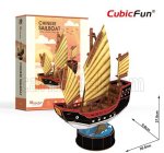Cubicfun Puzzle 3d v penovej lodi Giunca Cinese cm. 20,8x9,8x27,8 - 62 dielikov /