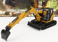 Dm-models Caterpillar Cat309 Cr Sb Escavatore Cingolato - Traktor Hydraulické minirýpadlo 1:50 žltá čierna