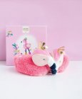 Doudou Flamingo prvé topánočky 0/6 mesiacov