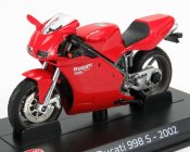 Edicola Ducati 998s Testastretta 136hp 2002 1:24 červená
