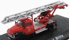 Edicola Opel Blitz Dl18 Magirus Truck Scala Fire Engine 1960 1:72 červená čierna strieborná