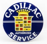 Edicola Príslušenstvo Kovový okrúhly tanier - Cadillac Service 1:1 Blue