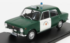Edicola Seat fiat 124d Agrupacion De Trafico Police 1973 - Con Vetrina - S vitrínou 1:24 Green White