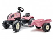FALK - Country Star pedálový traktor s vlečkou