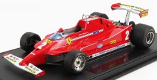 Gp-replicas Ferrari F1 126c N 2 Sezóna 1980 Gilles Villeneuve - Con Vetrina - S vitrínou 1:18 červená