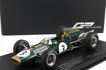 Gp-replika Brabham F1 Bt19 N 3 Winner Germany Gp Jack Brabham 1966 World Champion - Con Vetrina - S vitrínou 1:18 Green Gold