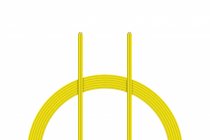 Kábel PVC 0,055 mm2 10 m (žltý)