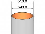 Klimatizačné papierové potrubie 50 mm / 500 mm