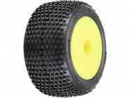 Kolesá Pro-Line 1:18, pneumatiky Hole Shot, žltý disk H8 (2) (Losi Mini-T)