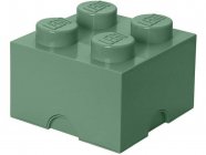 LEGO úložný box 250x250x180mm – army zelená