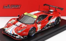 Looksmart Ferrari 488 Gte Evo 3.9l Turbo V8 Team Af Corse N 21 24h Le Mans 2022 S.mann - C.ulrich - T.vilander 1:43 červená