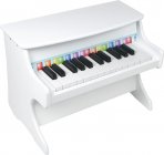 Malá drevená hudobná hračka Piano White