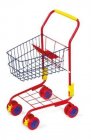Malý nožný nákupný vozík červený