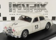 Modely v mierke Matrix Jaguar Mkii 3.4 Litre N 53 2nd Siverstone Annual International Trophy Meeting 1959 1:43 Biela