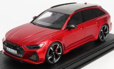 Motorhelix Audi A6 Rs6 Avant (c8) 2020 1:18 červená met.