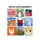 Mudpuppy Art Cats - magnetky 9 ks