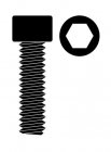Oceľová imbusová skrutka s valcovou hlavou, M3x20mm, 10 ks