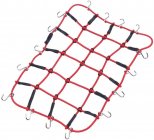 Pútacia sieť s háčikmi, červená 20 x 14 cm