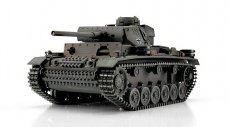 RC tank PzKpfw III 1:16 IR, sivá