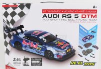 Re-el hračky Audi A5 Rs5 Team Audi Sport Abt Spotrsline Red Bull N 5 Sezóna Dtm 2017 M.ekstrom 1:24 Modrá biela červená